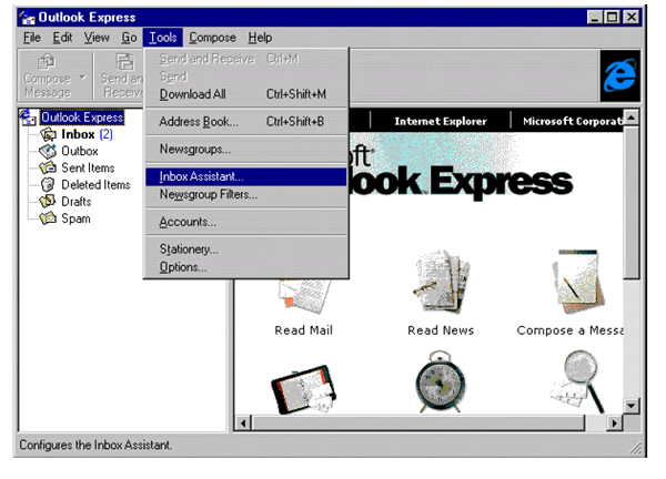 junk email filter for outlook express 6